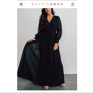 NWT Black Formal Maxi Dress